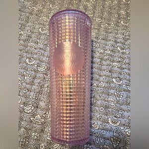 Starbucks Pink Grid Tumbler